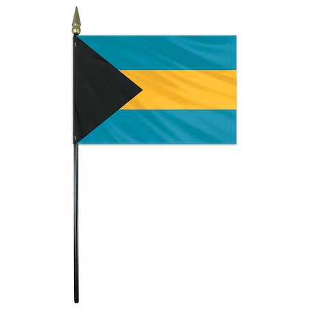 Bahamas Stick Flag 4x6 E Gloss